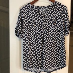 Geometric blouse